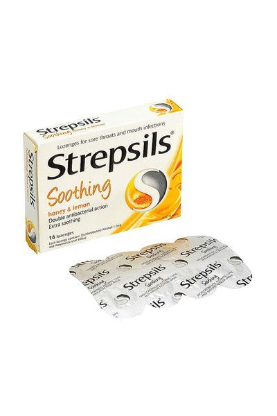 STREPSILS Honey & Lemon Lozenges 16 - Life Pharmacy St Lukes