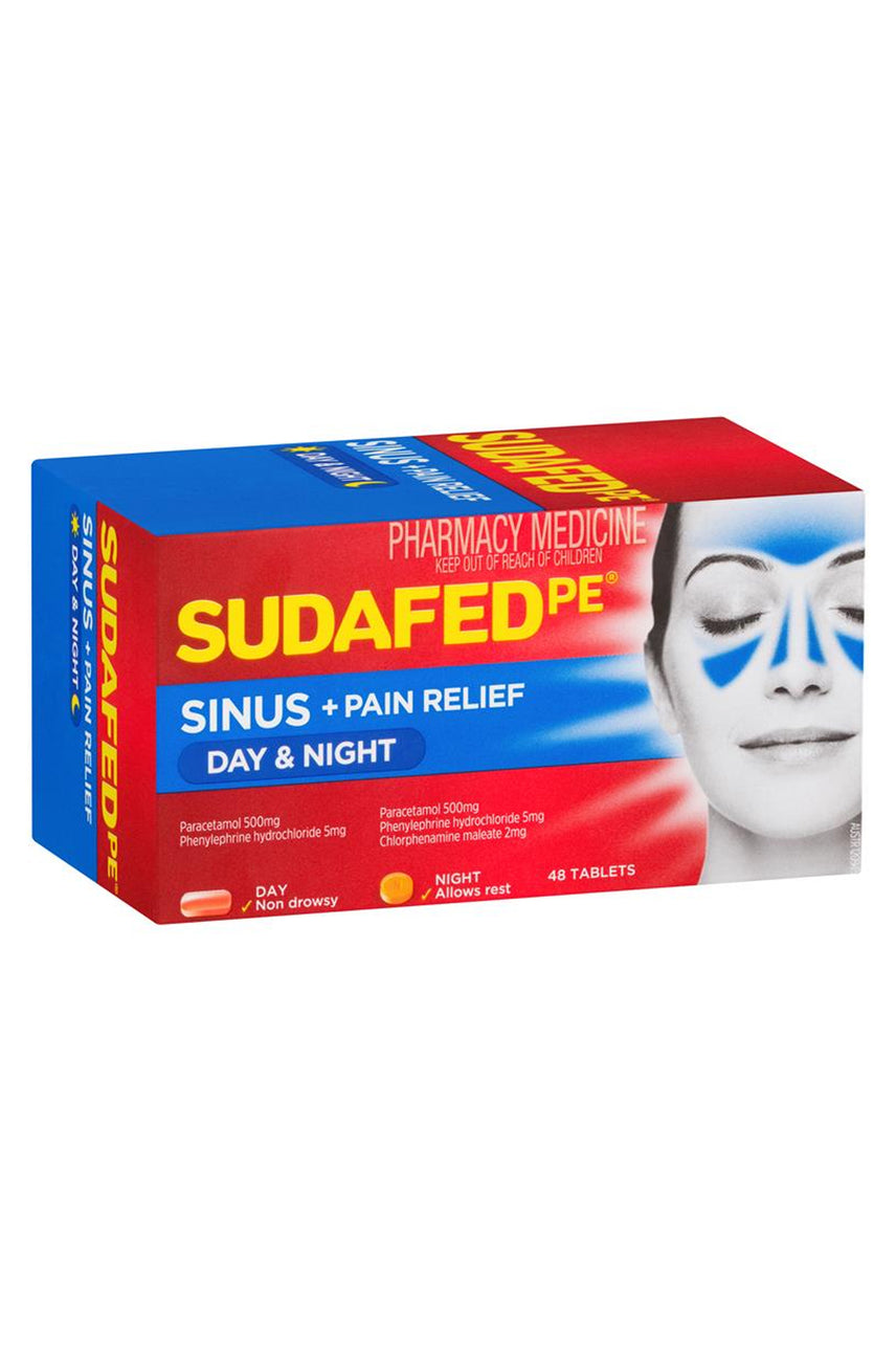 SUDAFED PE Day + Night Relief 48 Tablets - Life Pharmacy St Lukes