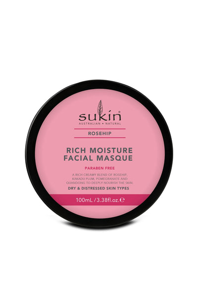 SUKIN Rosehip Facial Masque 100ml - Life Pharmacy St Lukes