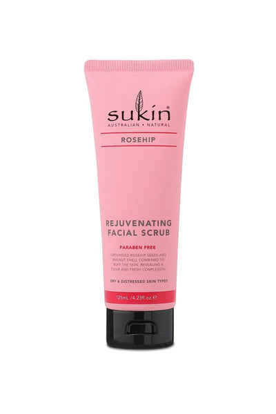 SUKIN Rosehip Rejuvenating Facial Scrub 125ml - Life Pharmacy St Lukes