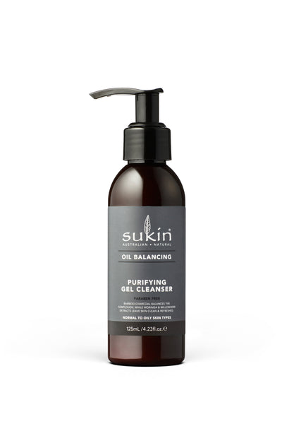 SUKIN Oil Balancing Purify Gel Cleanser 125ml - Life Pharmacy St Lukes