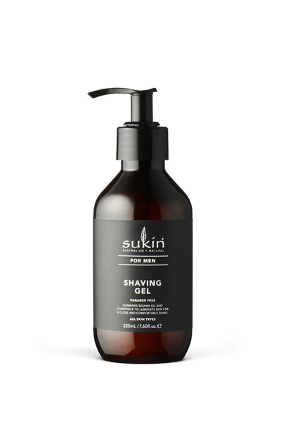 SUKIN Men Shaving Gel 225ml - Life Pharmacy St Lukes