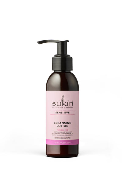 SUKIN Sensitive Cleansing Lotion 125ML - Life Pharmacy St Lukes