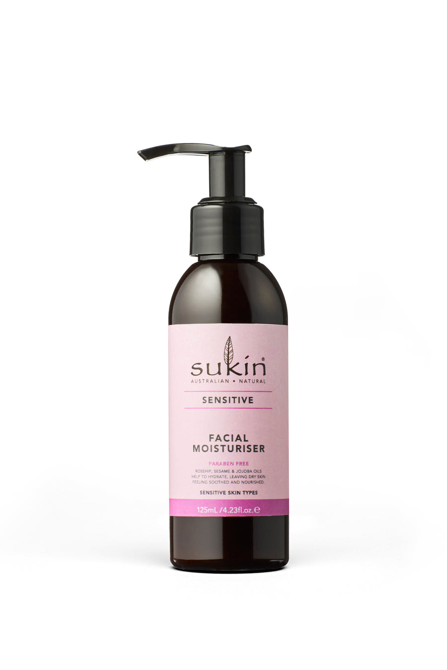 SUKIN Sensitive Facial Moisturiser (Pump) 125ML - Life Pharmacy St Lukes