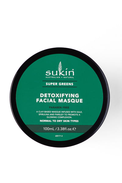 SUKIN Super Greens Detox Clay Masque 100ml - Life Pharmacy St Lukes