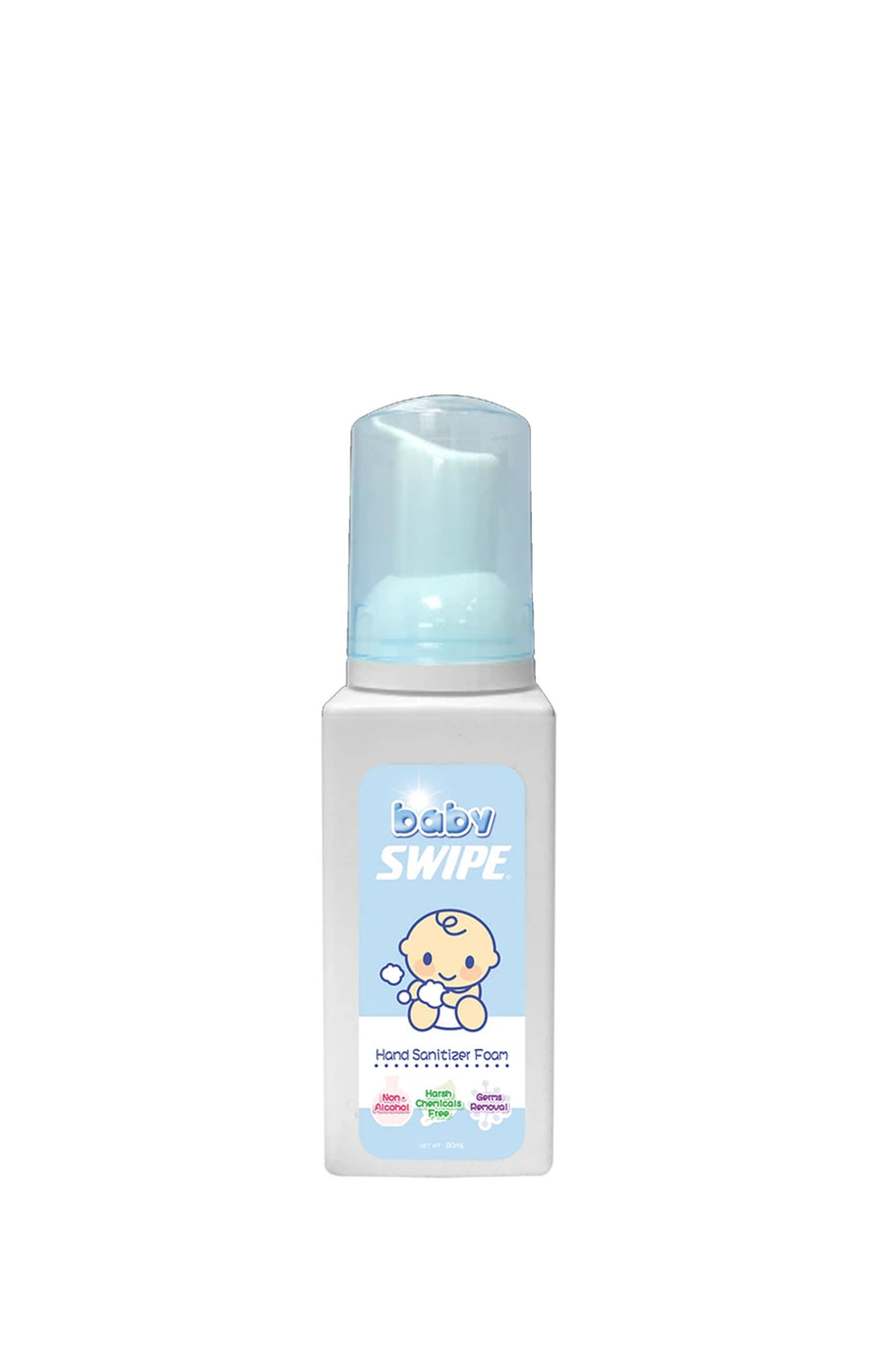 SWIPE Gentle Baby Hand Sanitizer Foam 80ml - Life Pharmacy St Lukes