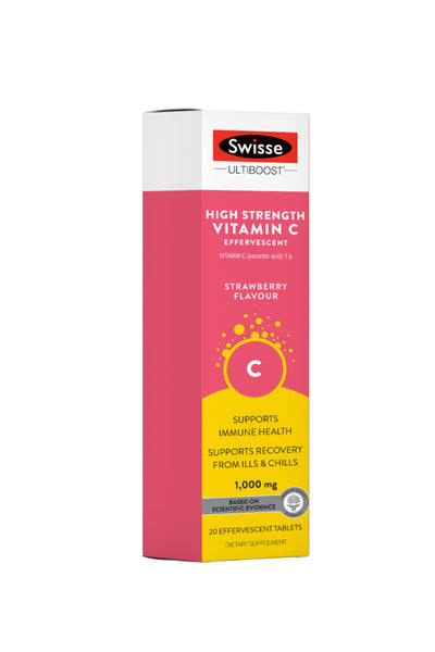 SWISSE Ultiboost High Strength Vitamin C Effervescent 20 Tablets - Life Pharmacy St Lukes