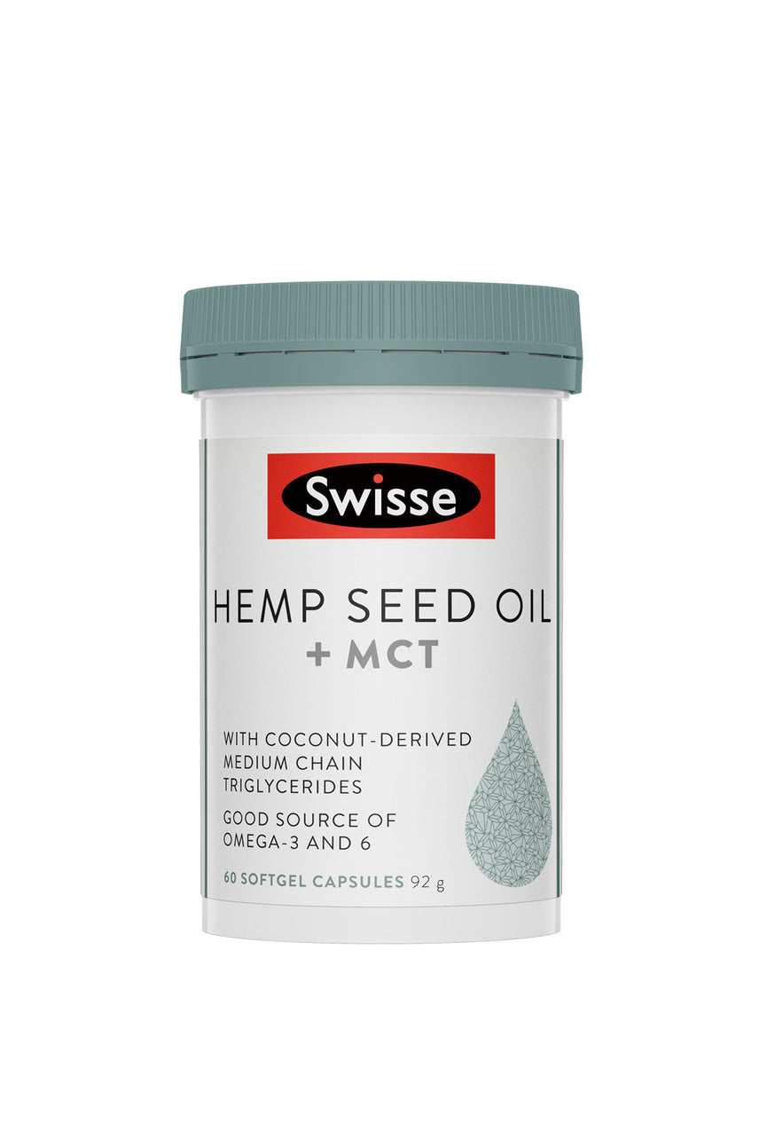 SWISSE Hemp Seed Oil +MCT 60 Caps - Life Pharmacy St Lukes