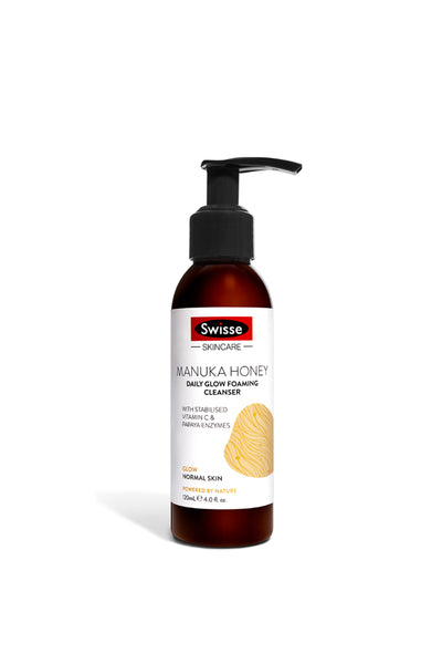 SWISSE Manuka Honey Daily Glow Foaming Cleanser 120ml - Life Pharmacy St Lukes