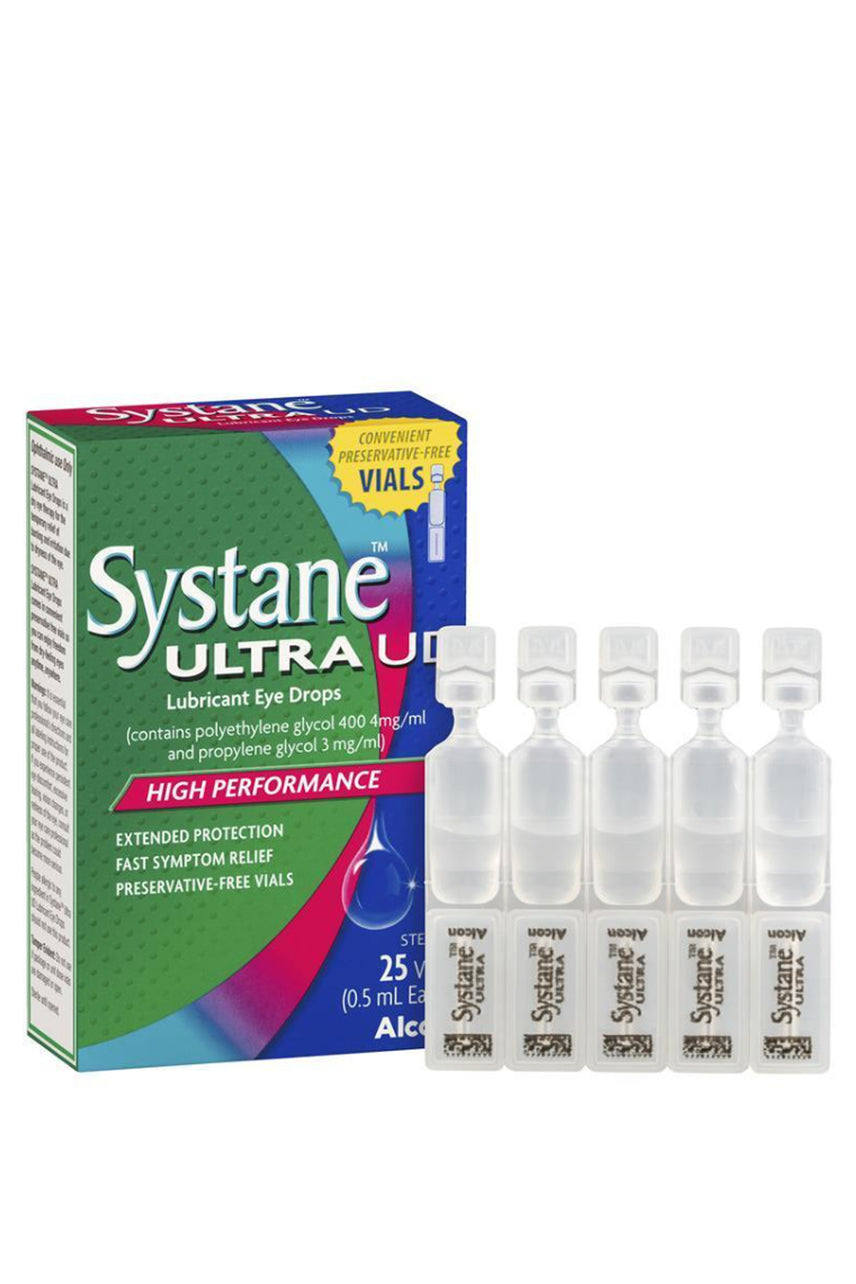 SYSTANE Ultra Lubricant Eye Drops Preservative Free Unit Dose 25 x 0.5ml Vials - Life Pharmacy St Lukes
