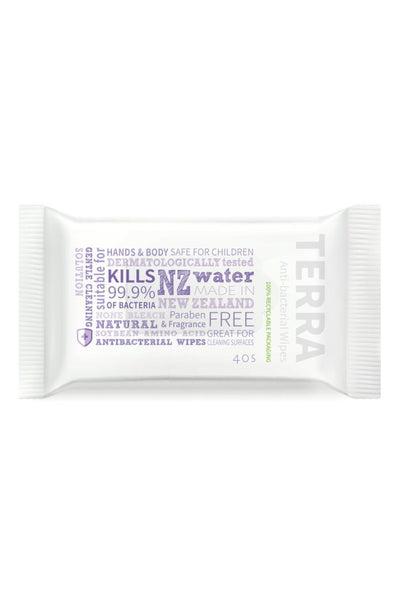TERRA Antibacterial Wipes 40 - Life Pharmacy St Lukes