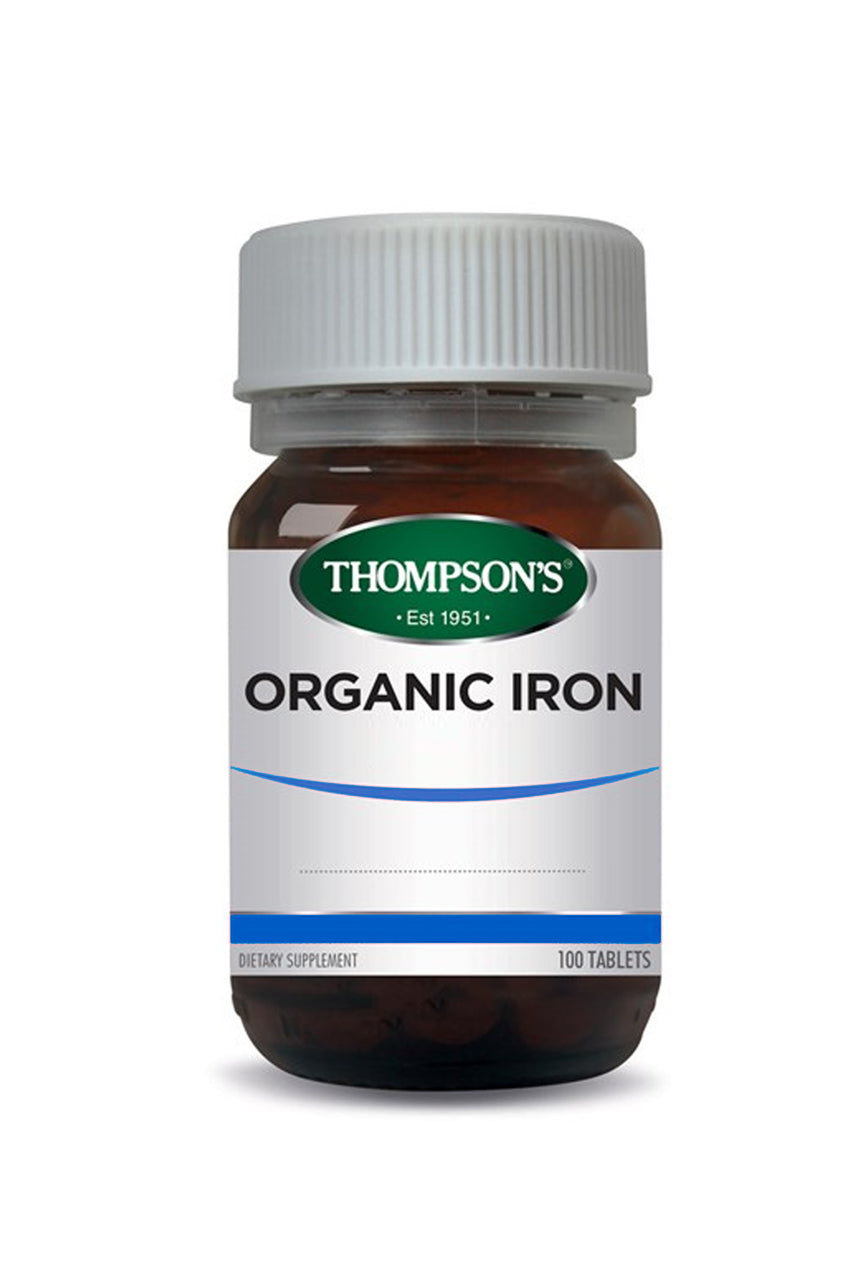 THOMPSON'S  Organic Iron 24mg Tablets 30 - Life Pharmacy St Lukes
