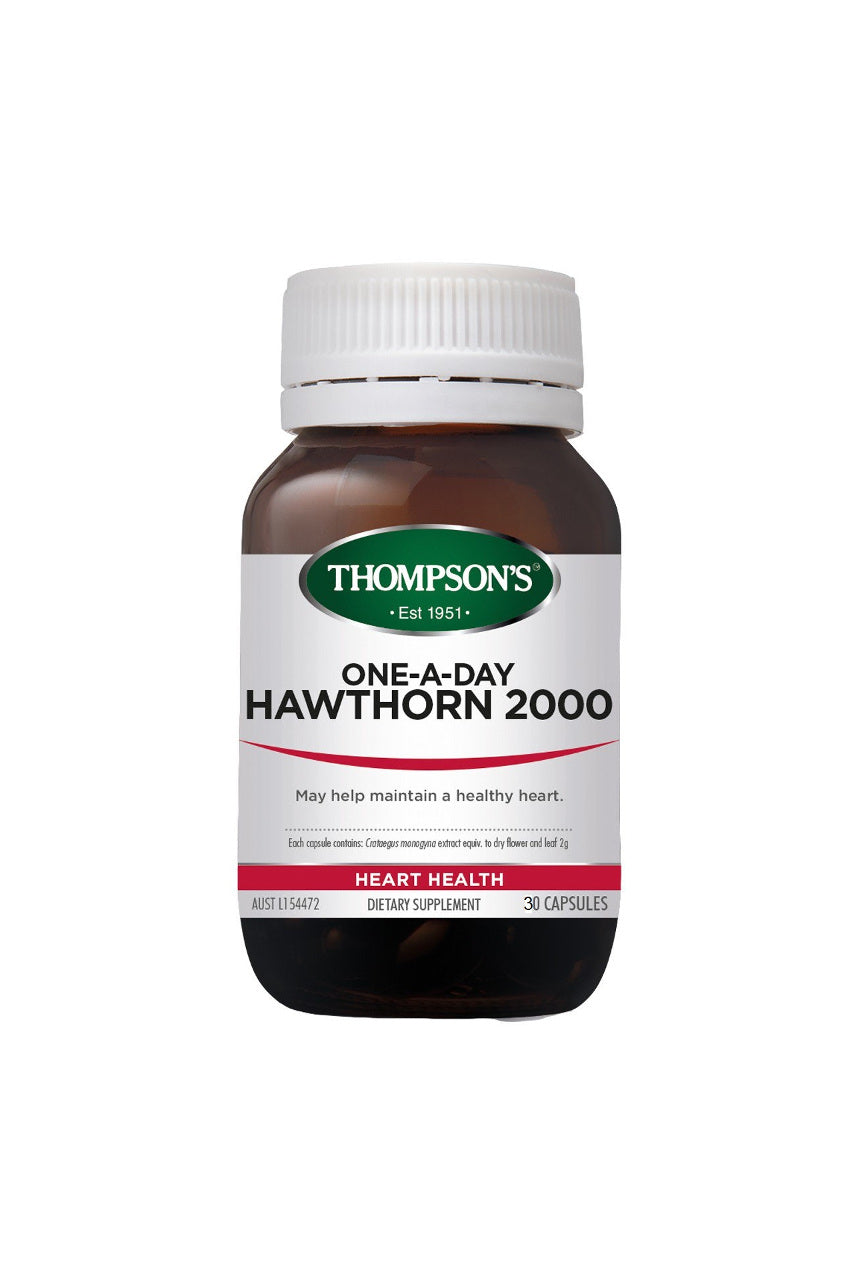 THOMPSONS One A Day Hawthorn 30caps - Life Pharmacy St Lukes