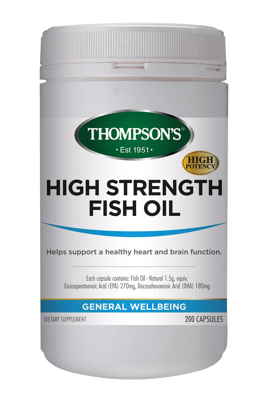 THOMPSONS High Strength Fish Oil 1500 200cap - Life Pharmacy St Lukes