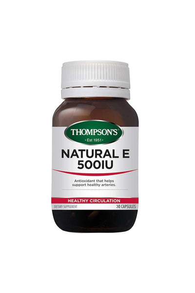 THOMPSONS Natural E 500iu 30caps - Life Pharmacy St Lukes