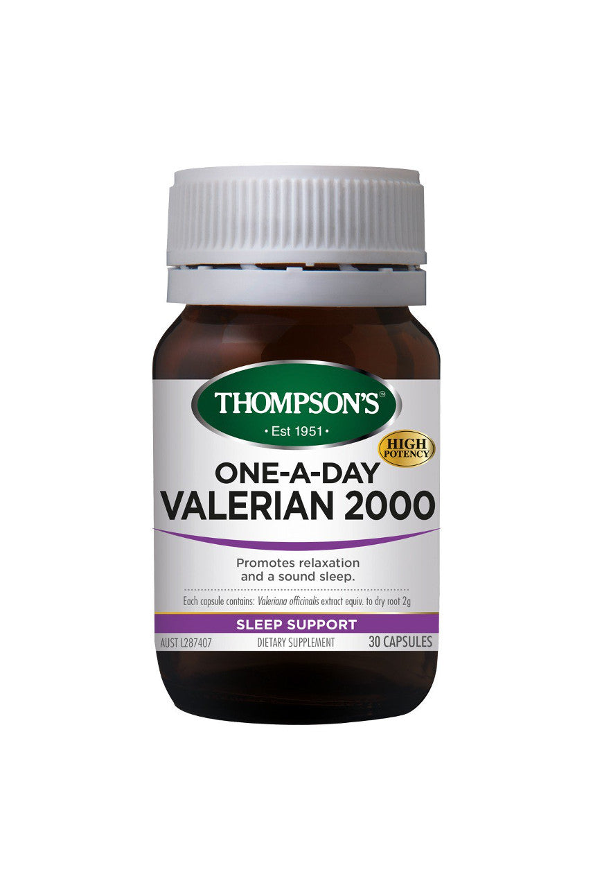 THOMPSONS Valerian 2000 OneADay 30caps - Life Pharmacy St Lukes