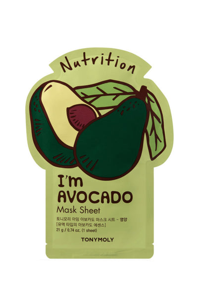 TONYMOLY Master Lab Sheet Mask I'M Avocado - Life Pharmacy St Lukes