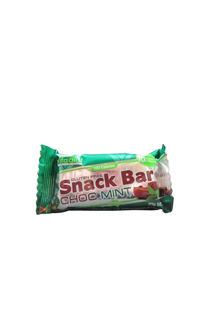 VITA DIET Choc Mint Snack Bar 30g - Life Pharmacy St Lukes