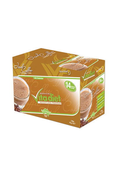 VITA DIET Iced Coffee Shakes 14 Sachets - Life Pharmacy St Lukes